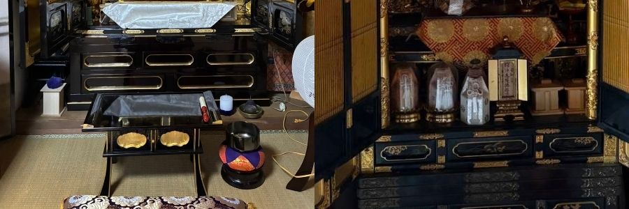 仏具や位牌の写真
